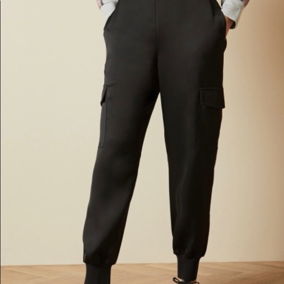 Ted Baker Pants - Ted baker black silk cargo pants
